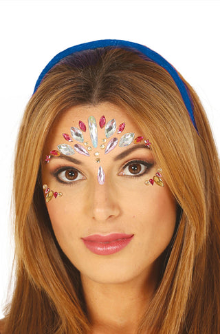 ADHESIVE STAR FACE JEWELLERY , style : 15821 - PartyExperts