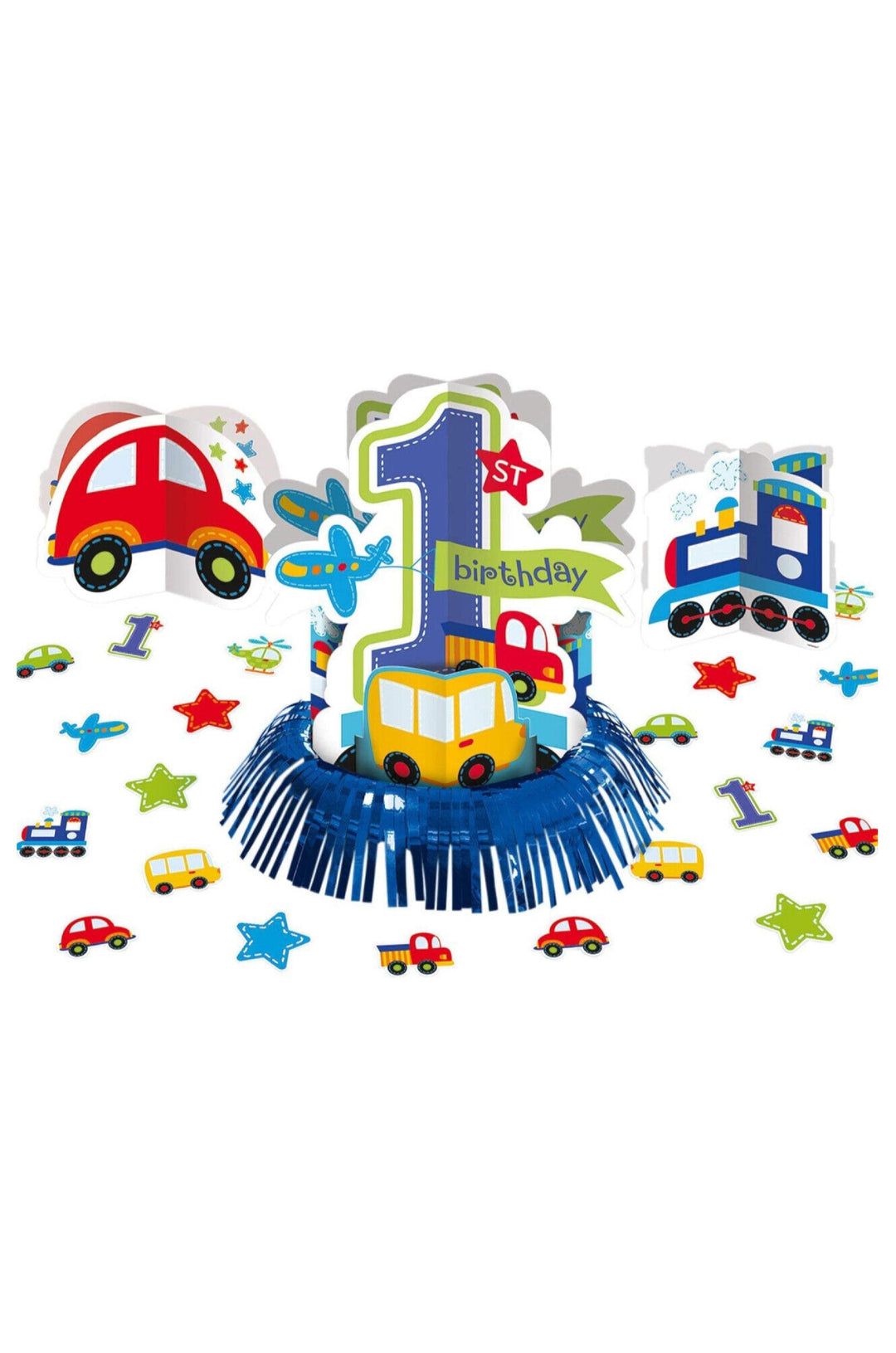 All Aboard Birthday Table Decorating Kit عدة ديكور طاولة لعيد ميلاد - PartyExperts