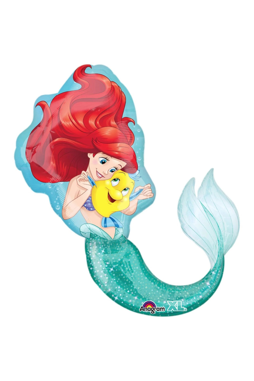 Ariel Dream Big SuperShape Foil Balloon 28x34in - PartyExperts