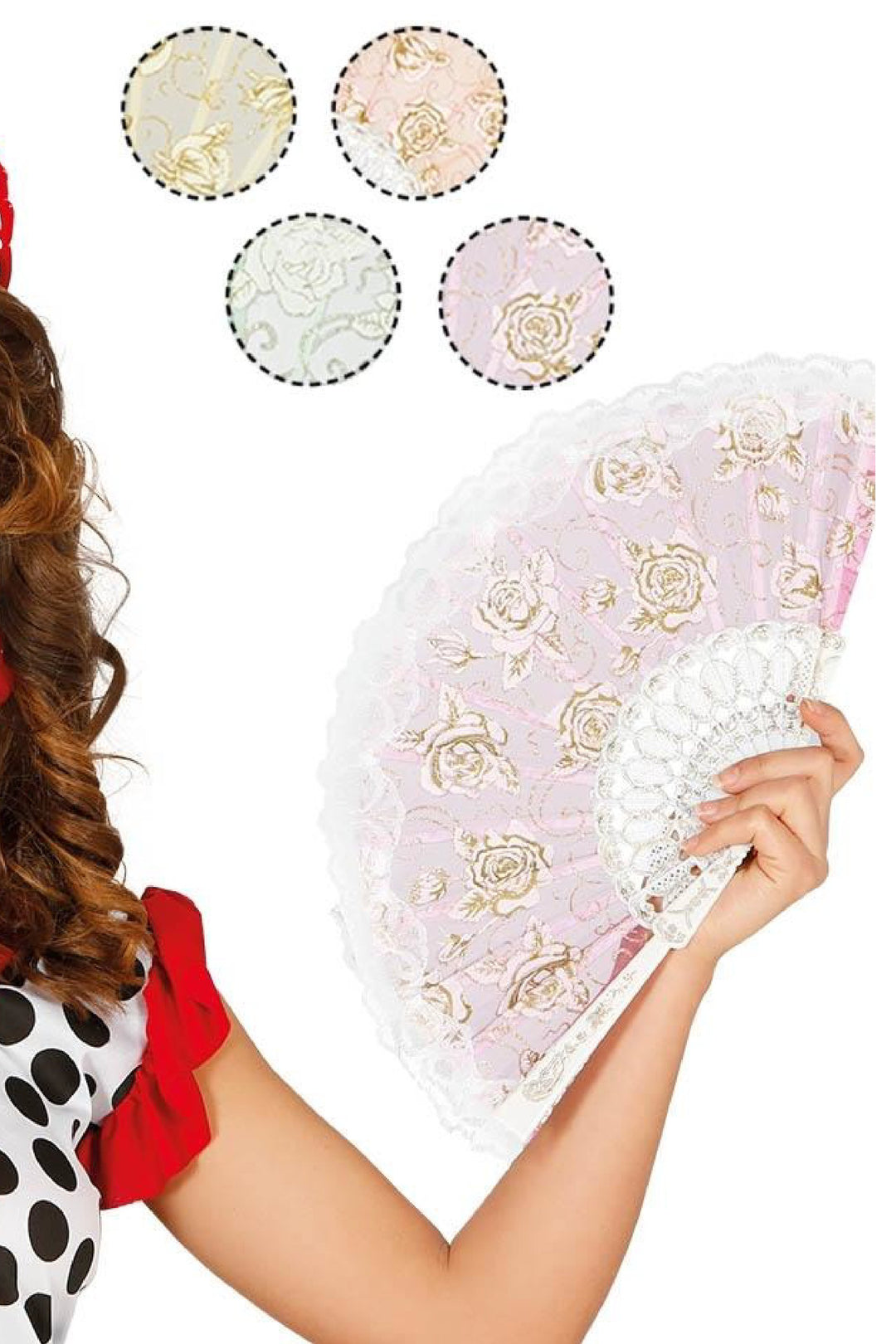 ASSORTED FANS, 23 CM - PartyExperts