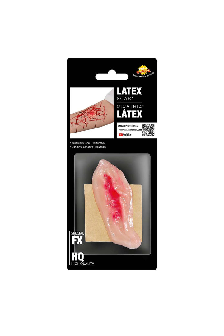 ASSORTED SCARS LATEX WITH GLUE - PartyExperts