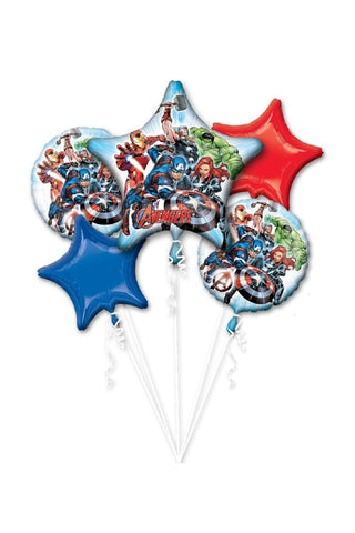 Avengers Animated Balloon Bouquet 5pcs - PartyExperts