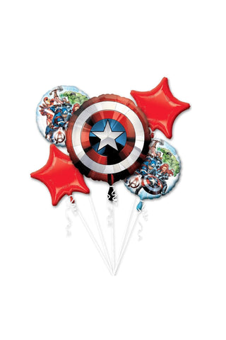 Avengers Shield Balloon Bouquet - PartyExperts