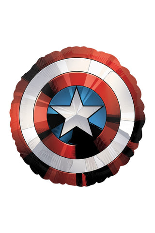Avengers Shield Jumbo Foil Balloon 28in - PartyExperts