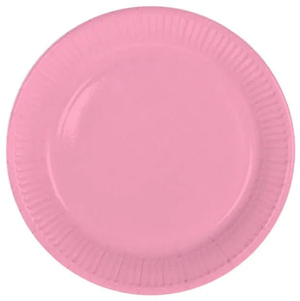 Baby Pink Disposable Plates - PartyExperts