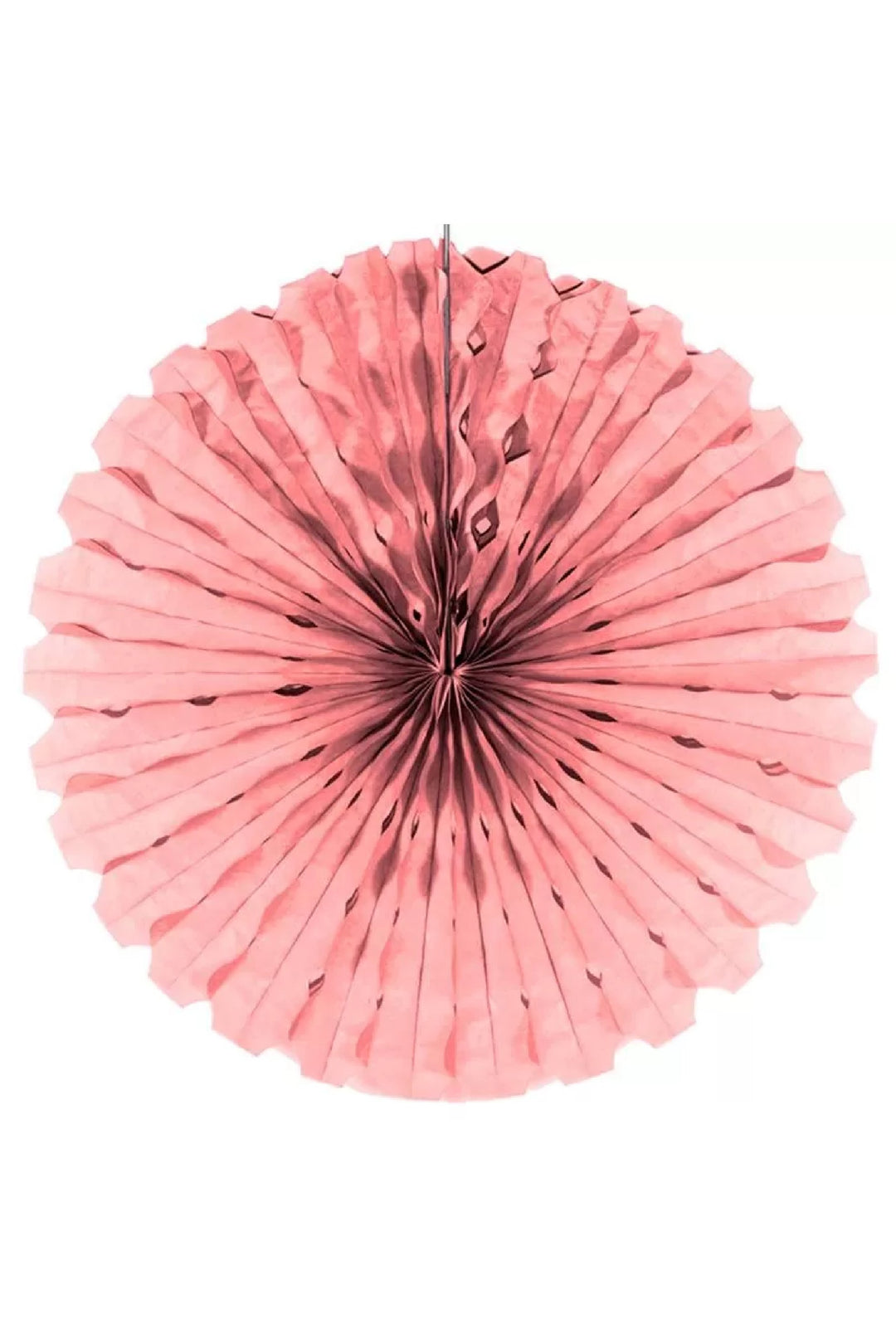 Baby Pink Honeycomb Fan - PartyExperts