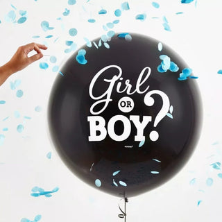 Baby Shower - Boy Gender Reveal Giant Latex Balloon 24in - PartyExperts