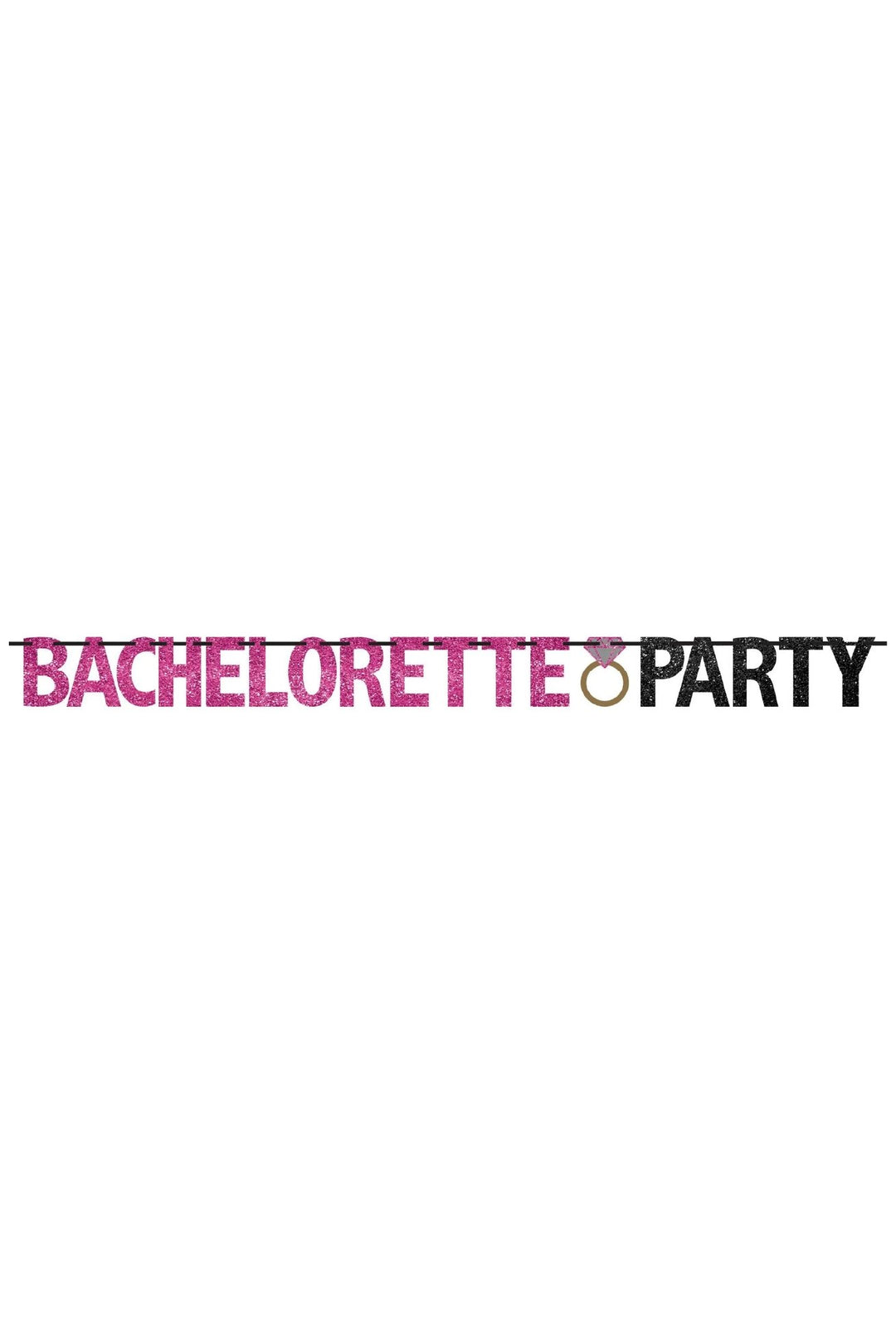 Bachelorette Glitter Party Banner - PartyExperts