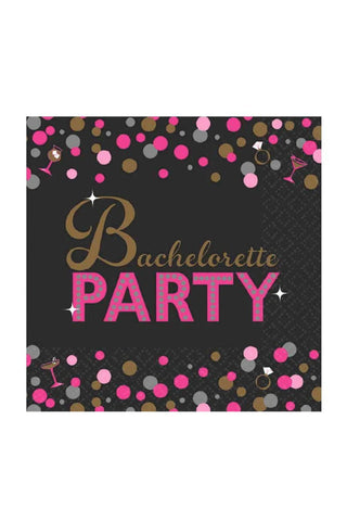Bachelorette Night Beverage Tissues 16pcs - PartyExperts