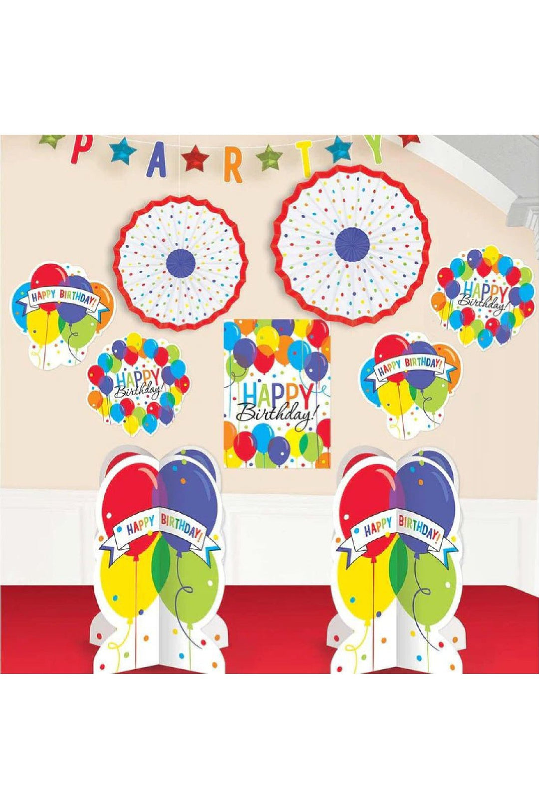 Balloon Bash Room Decorating Kit - PartyExperts