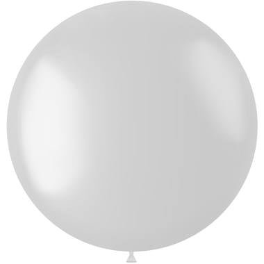 Balloon Coconut White Matt - PartyExperts