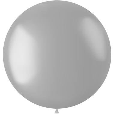 Balloon XL Moondust Silver Metallic - PartyExperts