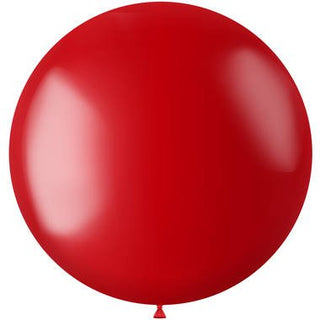 Balloon XL Radiant Fiery Red Metallic - PartyExperts