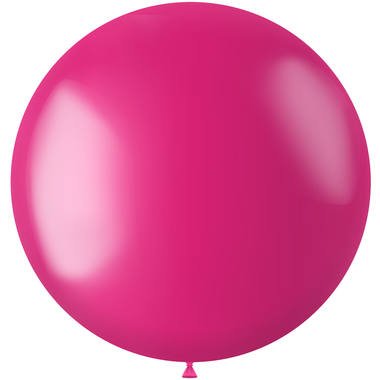 Balloon XL Radiant Fuchsia Pink Metallic - PartyExperts