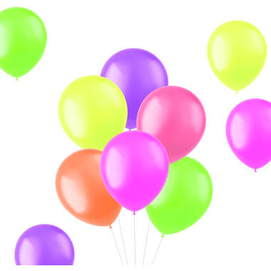 Balloons Bright Neons - PartyExperts