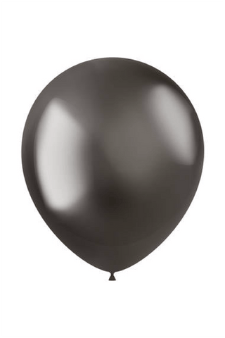 Balloons Intense Grey - 13 inches - PartyExperts