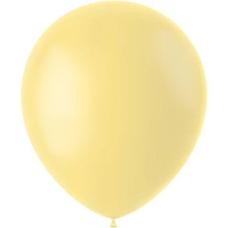 Balloons Powder Yellow Matt - PartyExperts