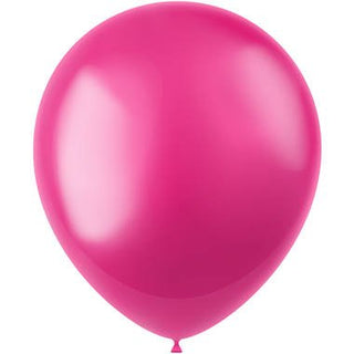 Balloons Radiant Fuchsia Pink Metallic - PartyExperts