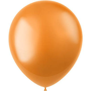 Balloons Radiant Marigold Orange Metallic - PartyExperts