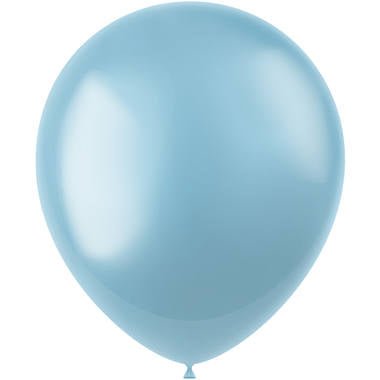 Balloons Radiant Sky Blue Metallic - PartyExperts