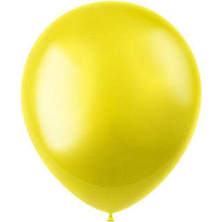 Balloons Radiant Zesty Yellow Metallic - PartyExperts