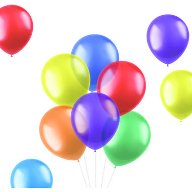 Balloons Translucent Brights - PartyExperts