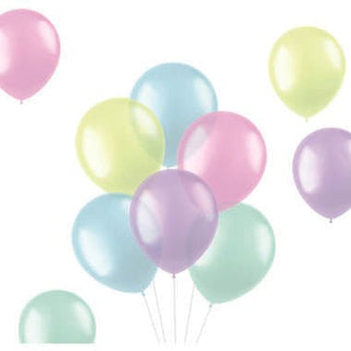 Balloons Translucent Pastels - PartyExperts