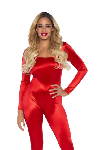 Basic Long Sleeved Spandex Catsuit - PartyExperts