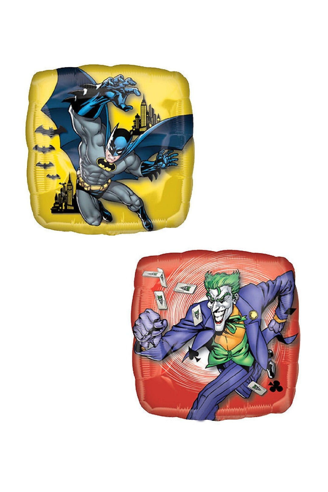 BATMAN AND JOKER FOIL BALLOON 18INCH - PartyExperts