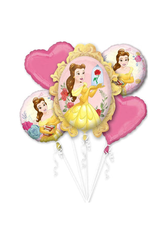 Beauty & the Beast Balloon Bouquet 5pcs - PartyExperts