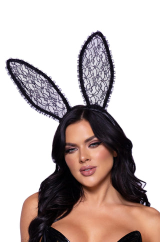 Bendable Lace Bunny Ears - PartyExperts