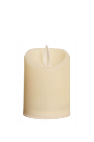 Big White Led Candle Decoration - PartyExperts