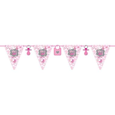 Birth Girl Bunting Garland Itâ€™s a girl - PartyExperts