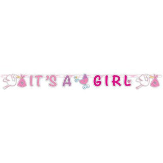 Birth Girl Letter Banner Itâ€™s a girl - PartyExperts
