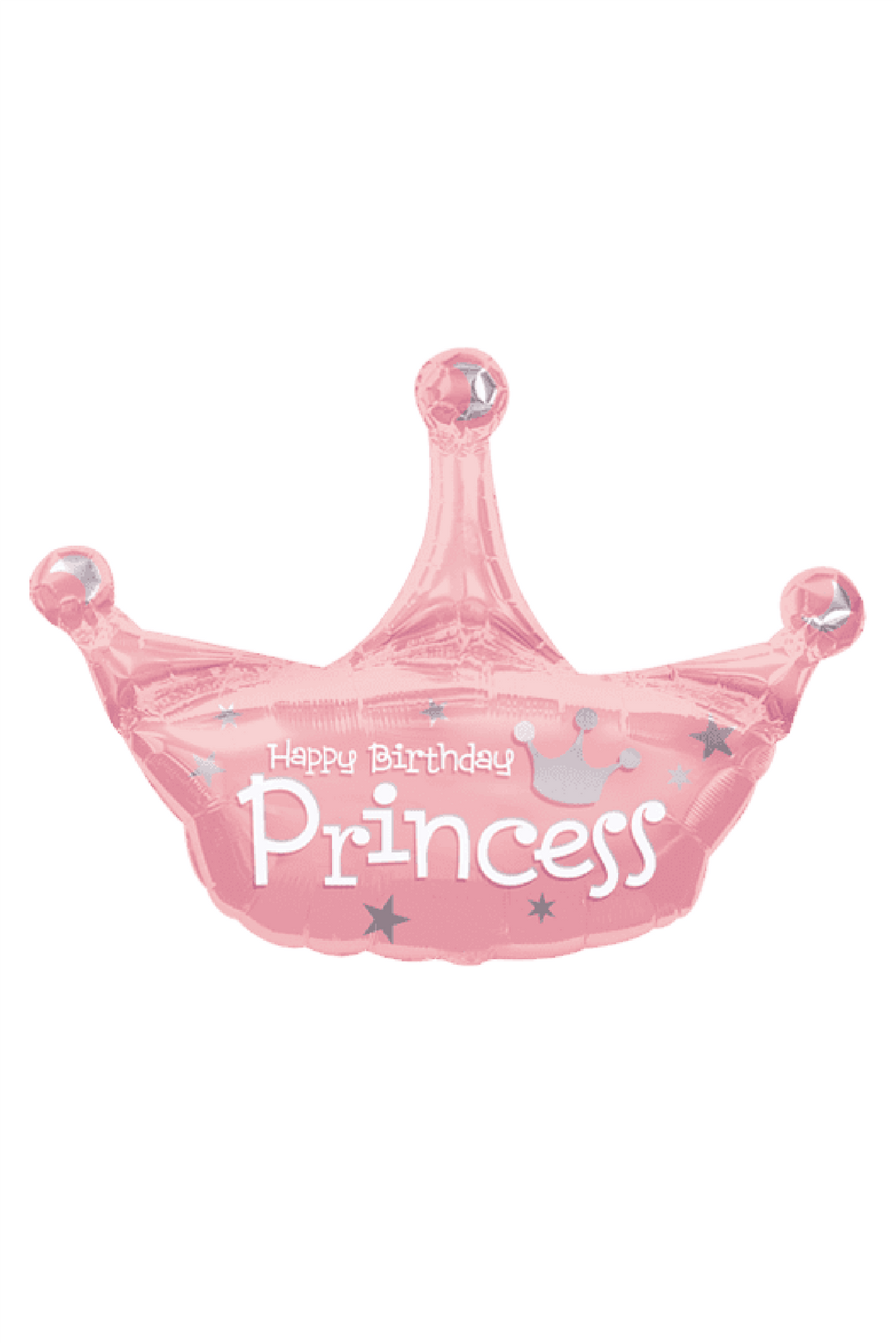 BIRTHDAY PRINCESS CROWN FOIL BALLOON 25X34INCH - PartyExperts