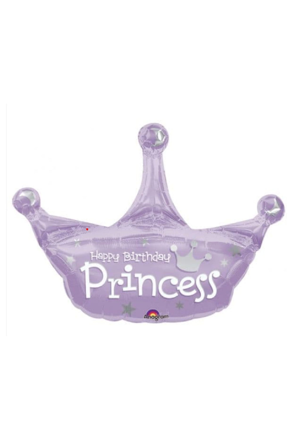 BIRTHDAY PRINCESS CROWN FOIL BALLOON 25X34INCH - PartyExperts