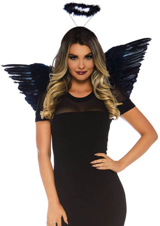 Black Angel Wings Accessories Kit.