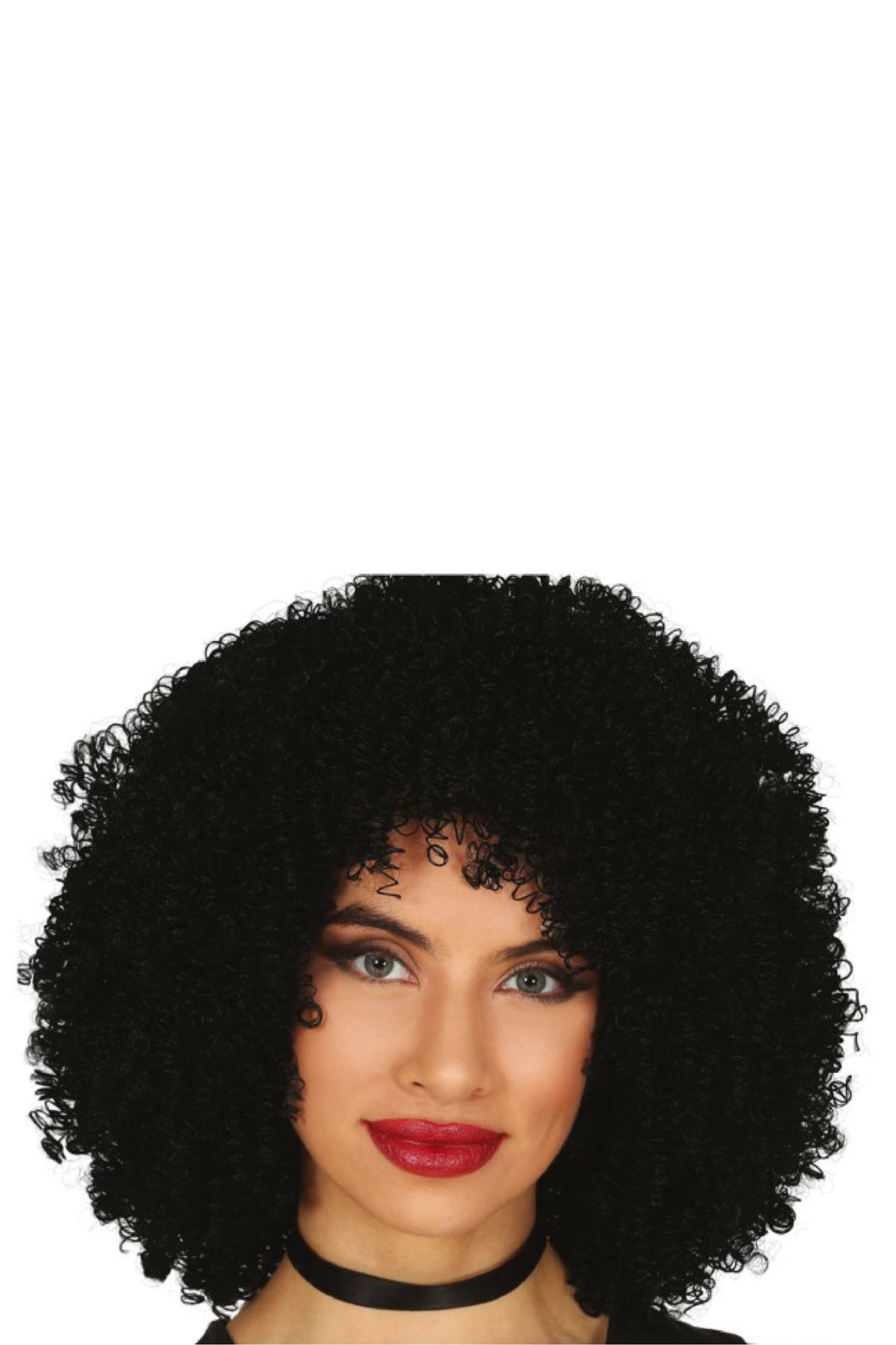 Black Curl Wig - PartyExperts