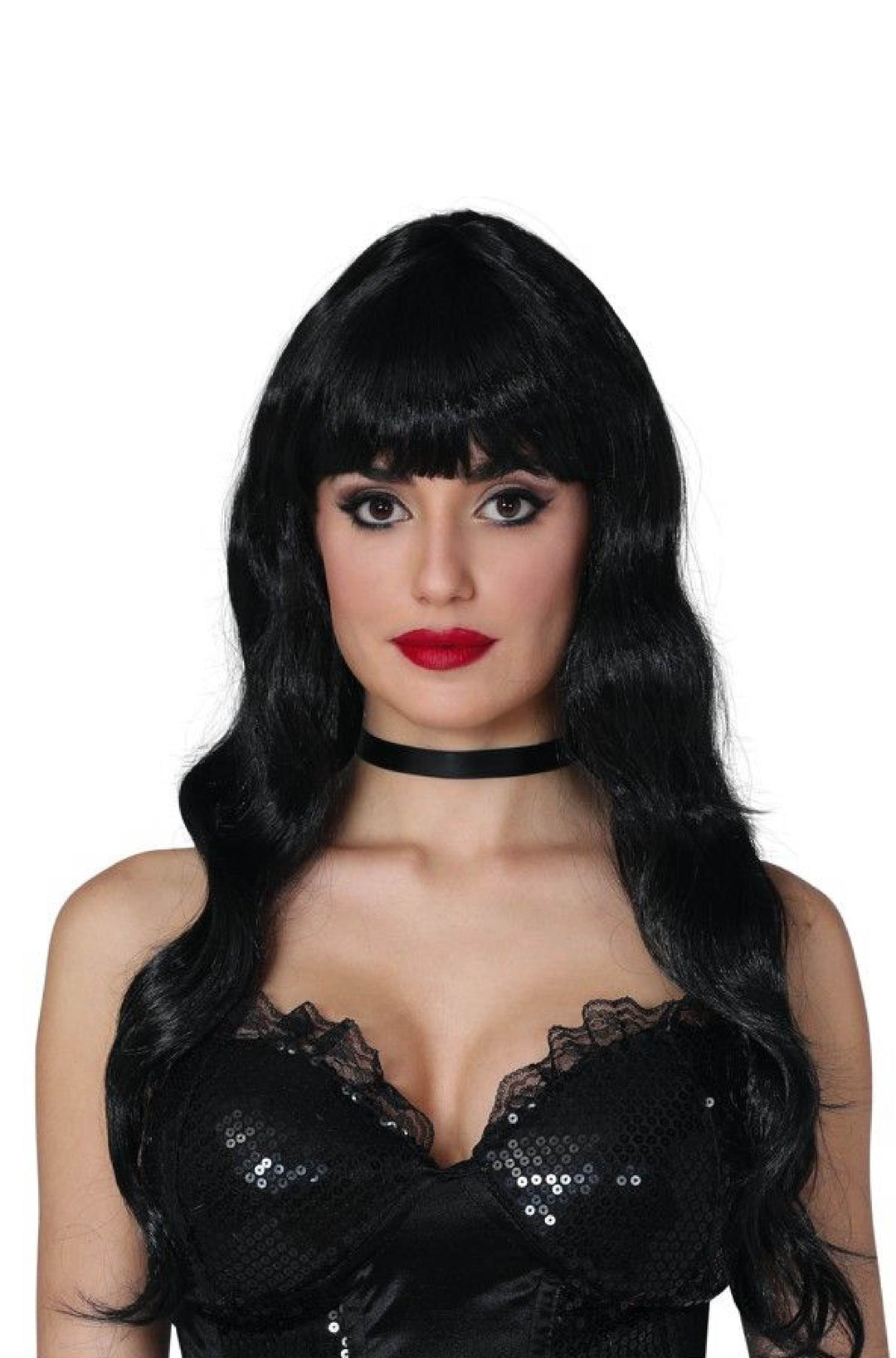 Black Curls Wig.