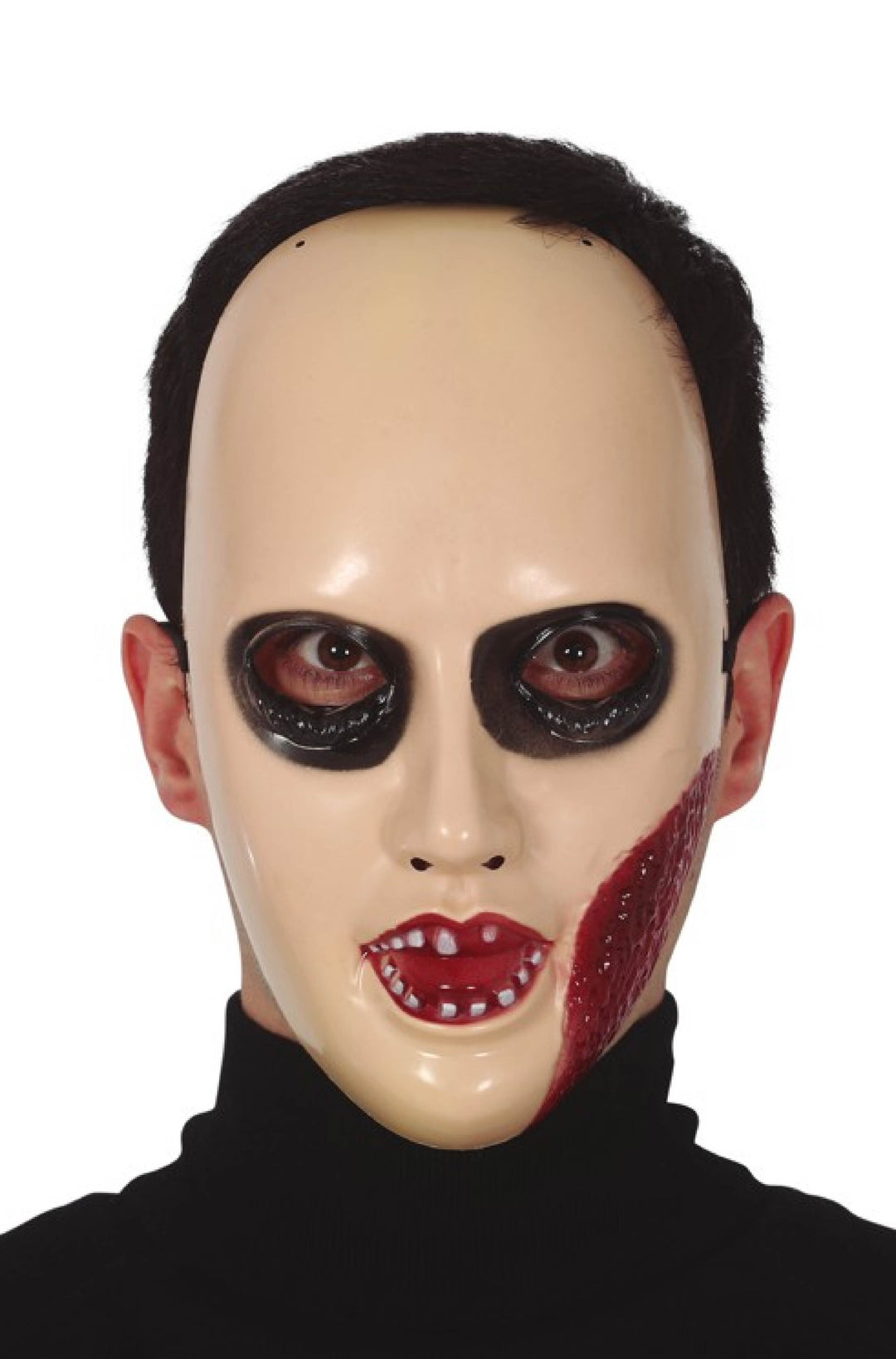 BLACK EYES MASK PVC - PartyExperts