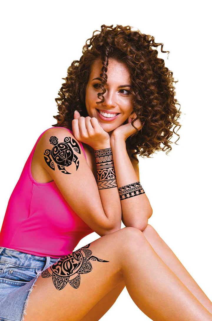 BLACK FLOWER TATTOOS - PartyExperts