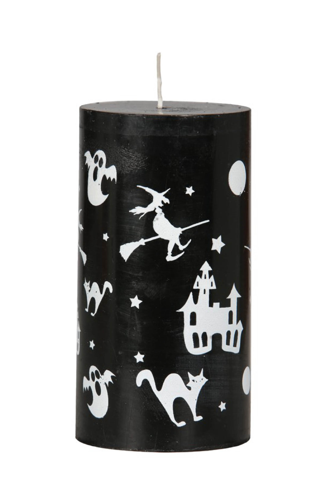 Black Large Halloween Candle.