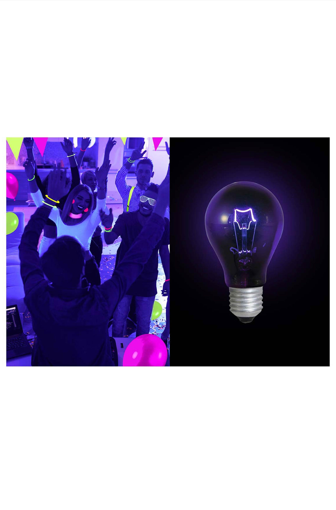 BLACK LIGHT BULB - PartyExperts