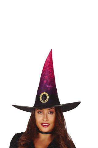 Black/Pink Witch Hat.