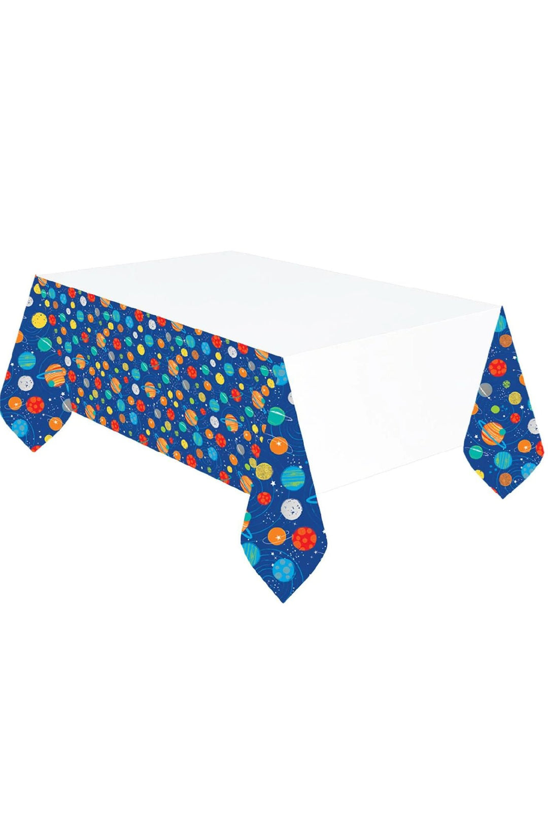 Blast Off Birthday Plastic Tablecover - PartyExperts