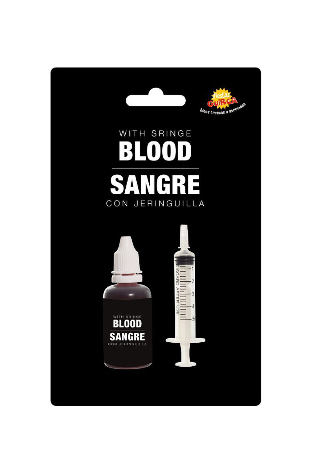 Blood with Syringe.