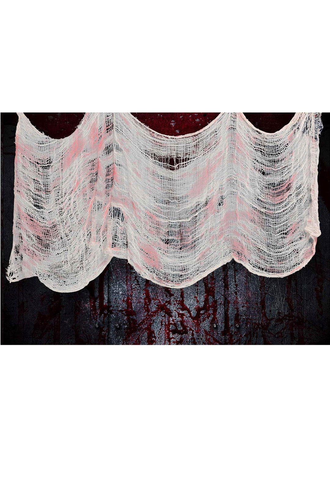 BLOODY FABRIC 76X228 CM - PartyExperts