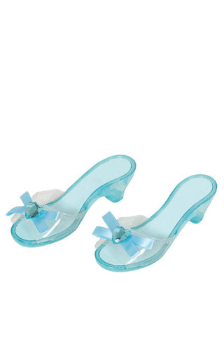 Blue Princess Shoes with Ribbon.