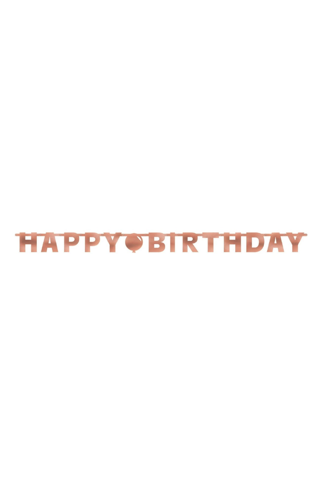 Blush Birthday Letter Banner - PartyExperts