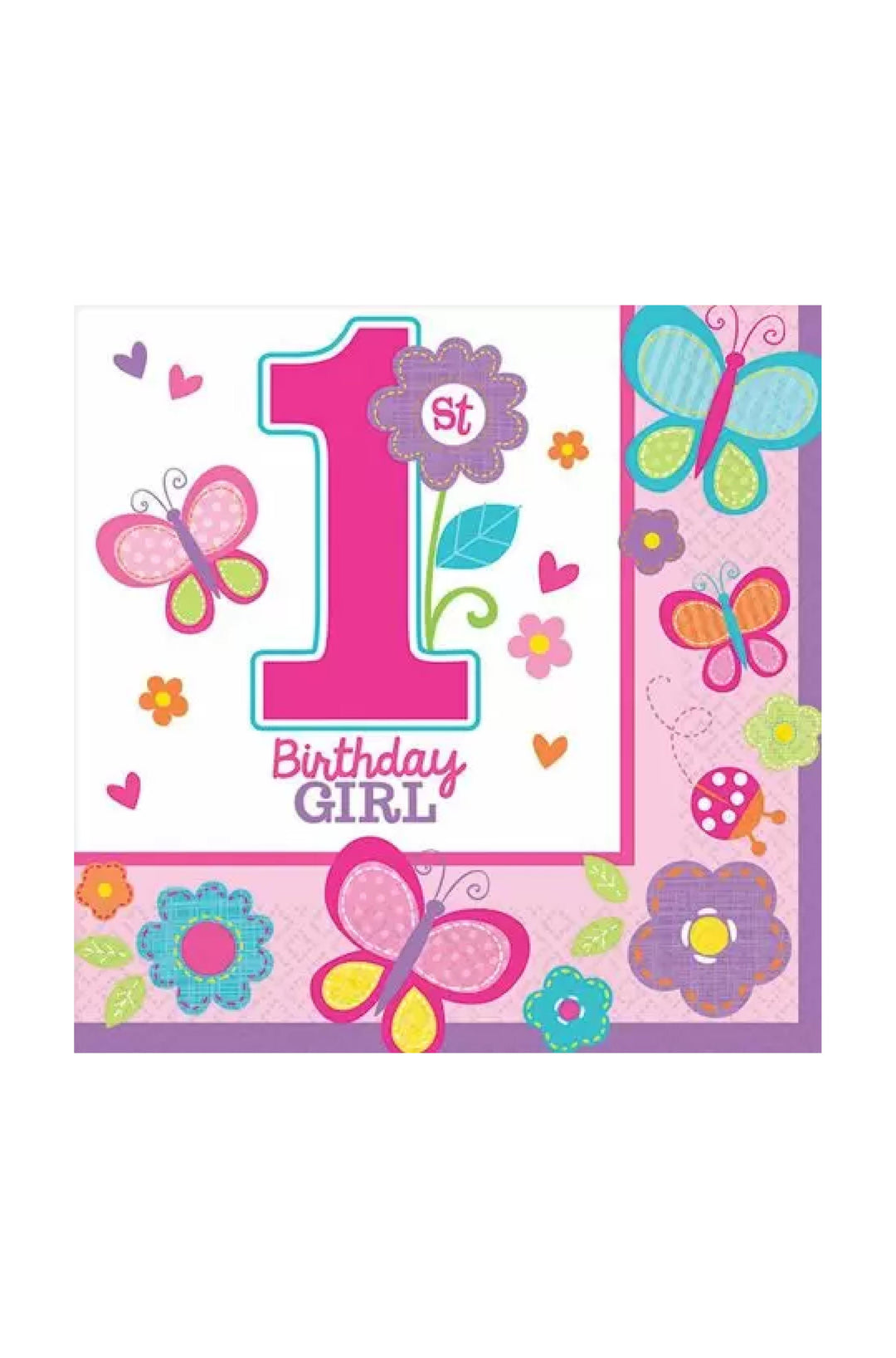 BRITHDAY GIRL NAPKINS 1 - PartyExperts